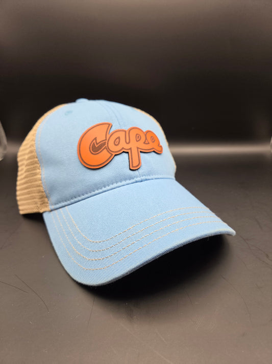 Cape Hat - Blue/Khaki