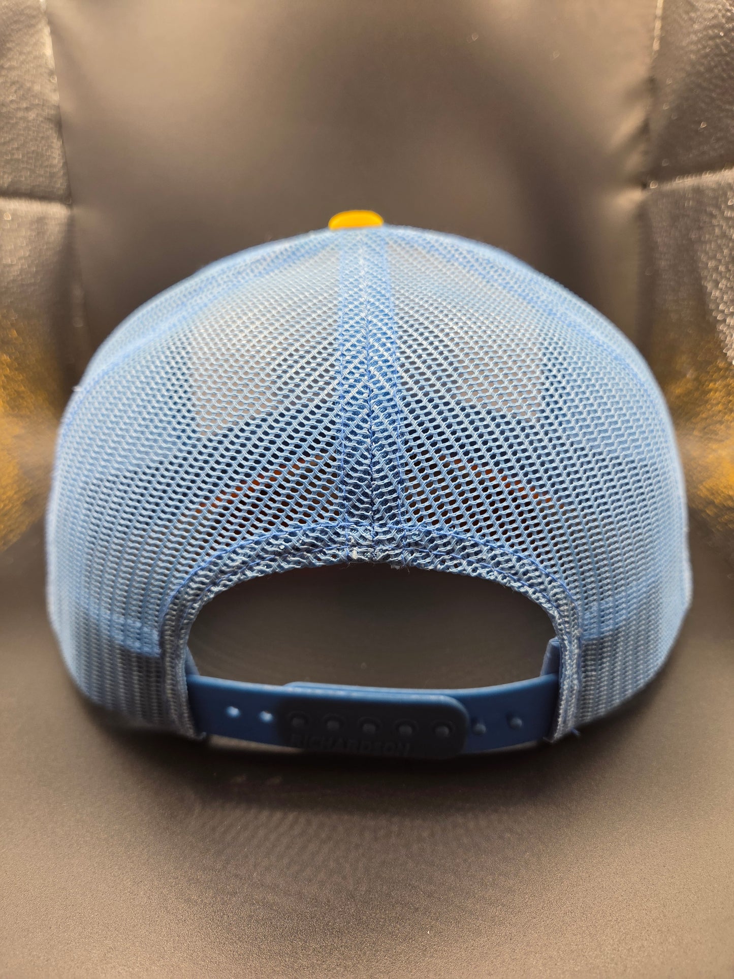 Cape Hat - White/Blue/Yellow