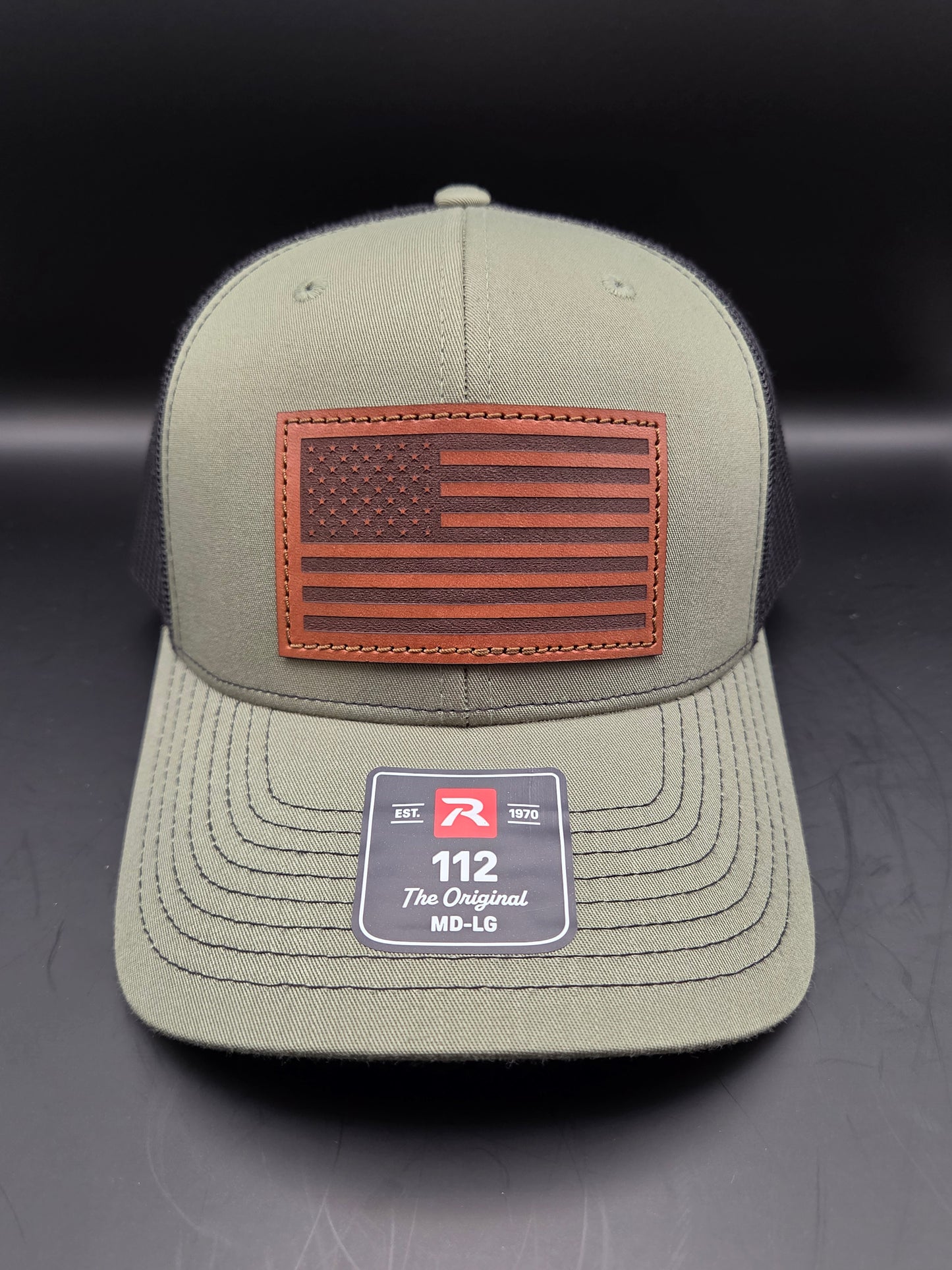 USA Flag - Loden/Black