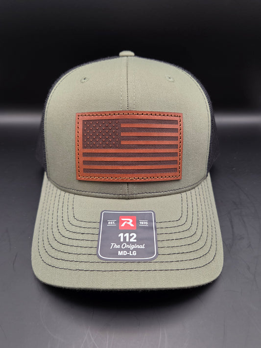 USA Flag - Loden/Black