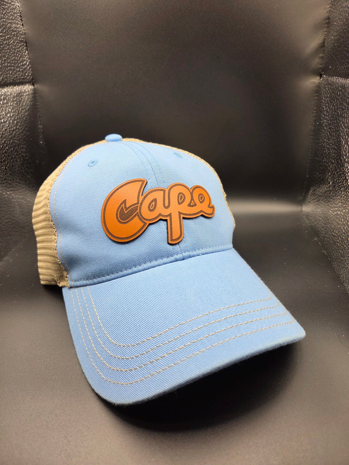 Cape Hat - Blue/Khaki