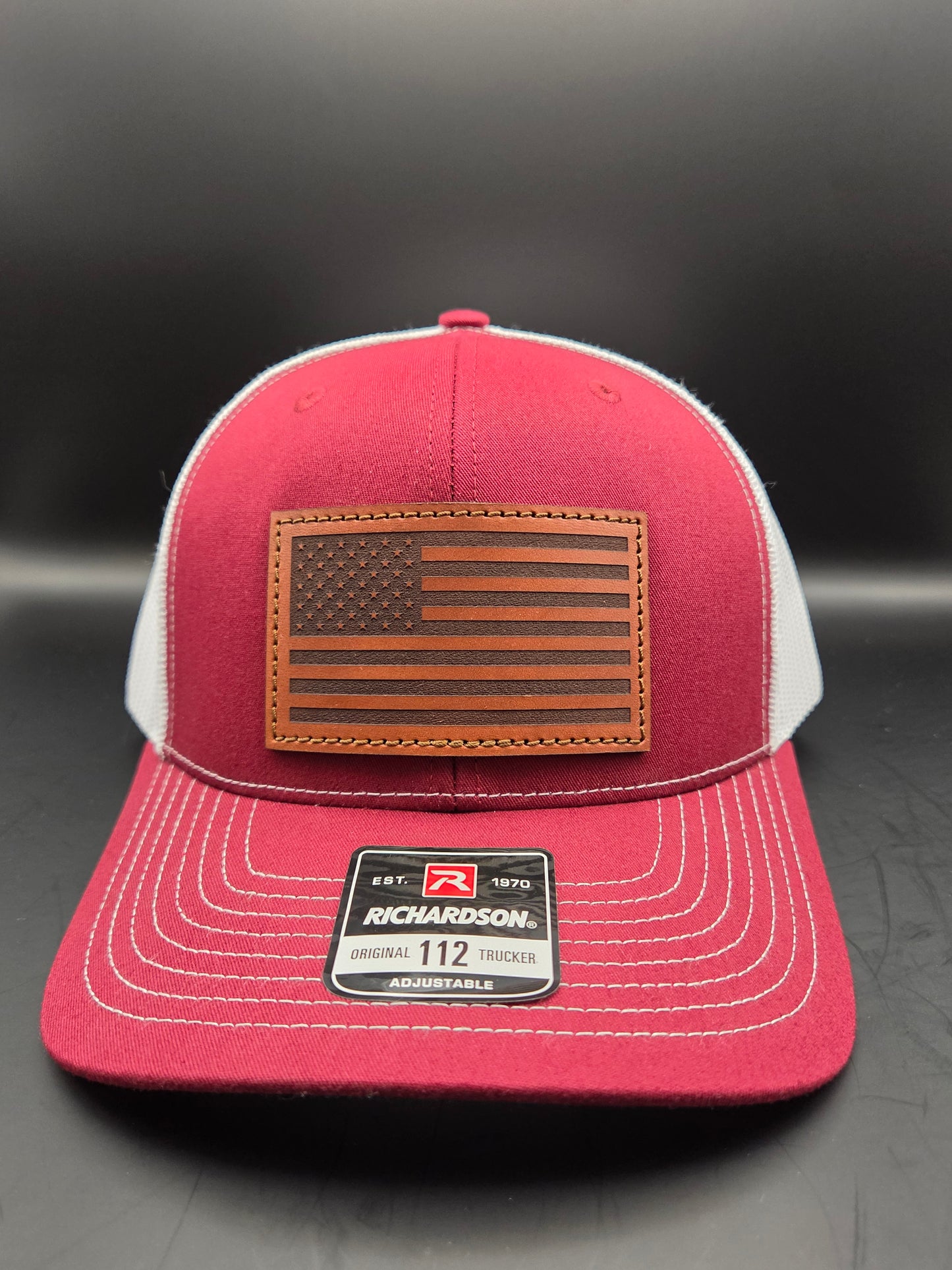 USA Flag Cardinal Red/White