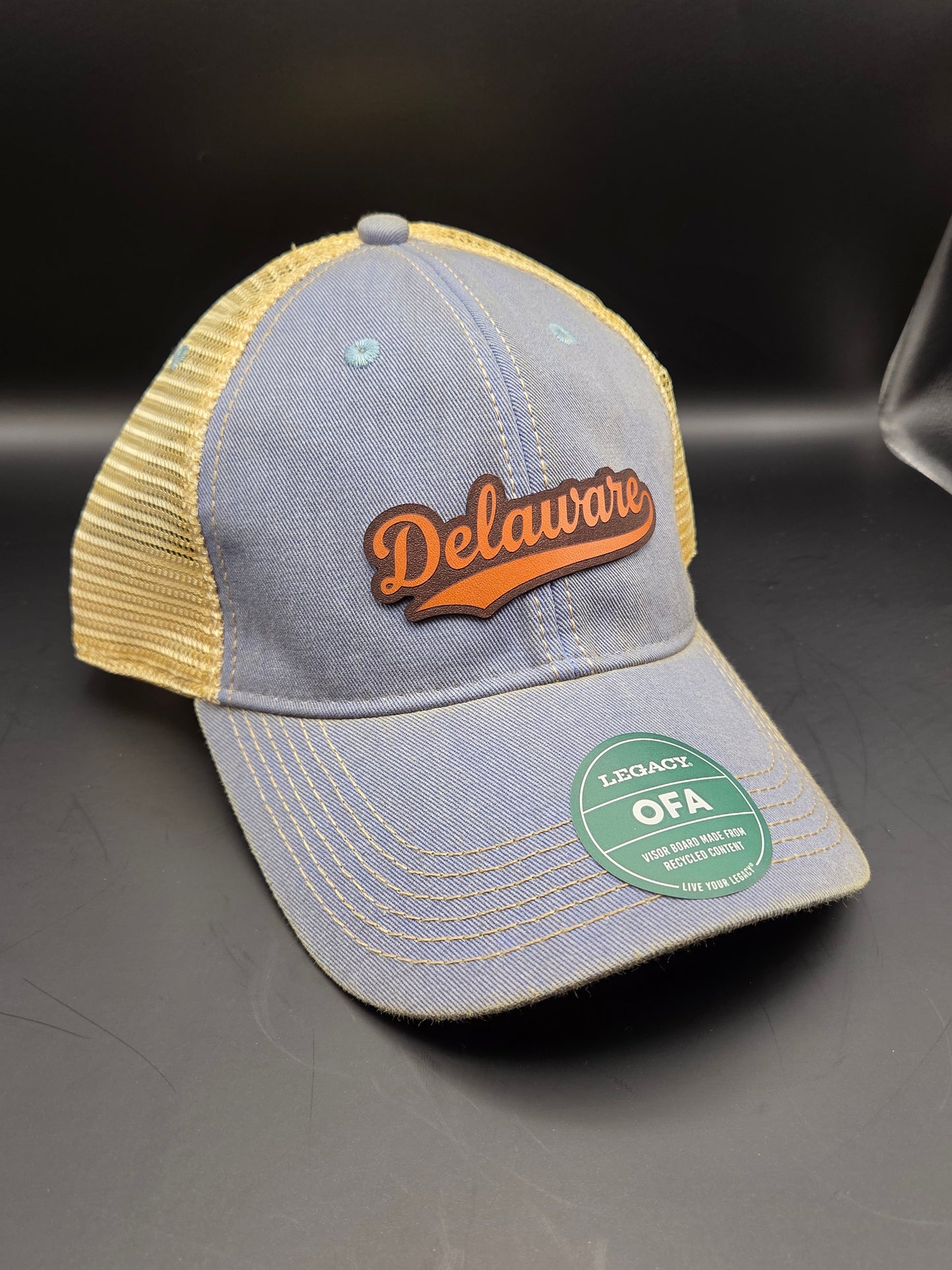 Delaware Hat - Light Blue/Khaki