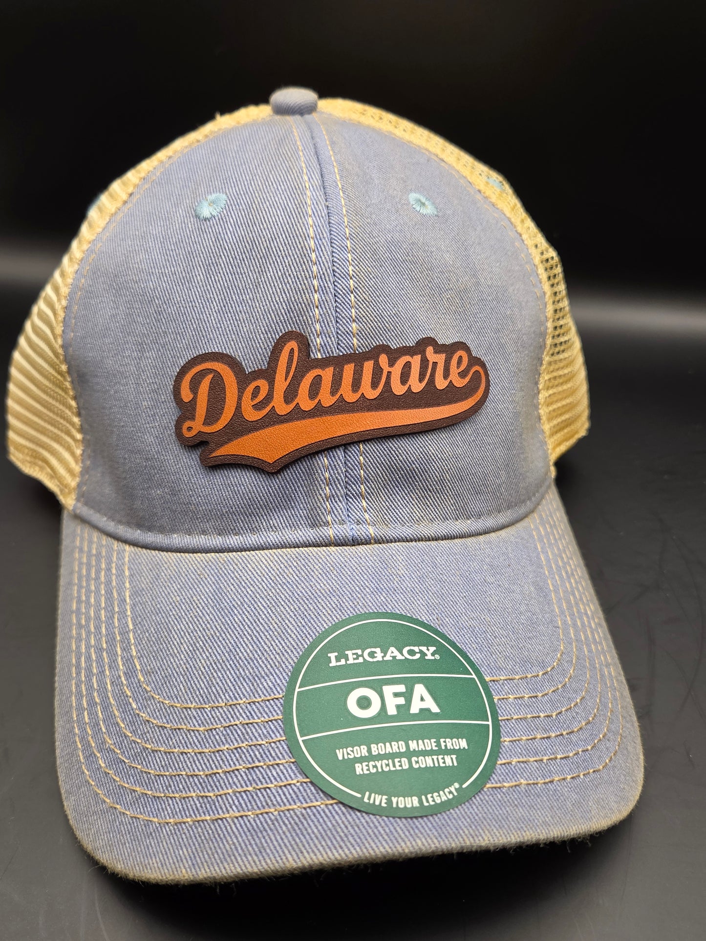 Delaware Hat - Light Blue/Khaki