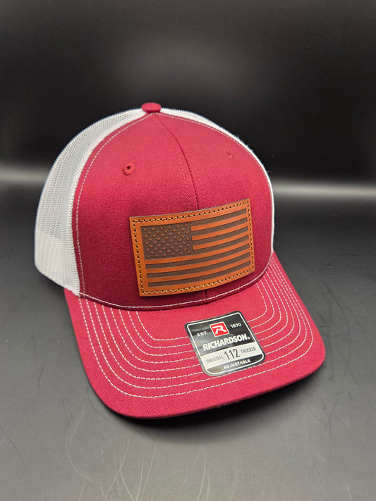 USA Flag Cardinal Red/White