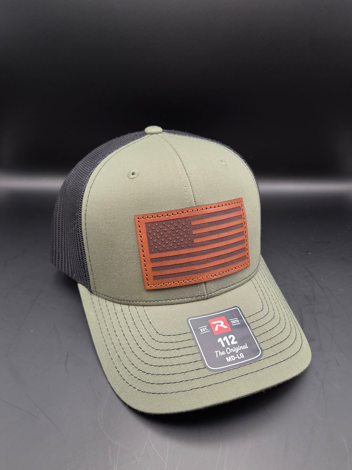 USA Flag - Loden/Black