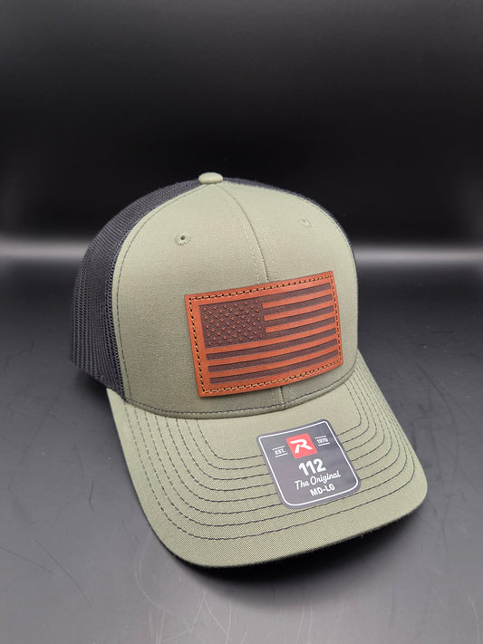 USA Flag - Loden/Black